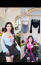 Mesh Crop Long Sleeves Tops